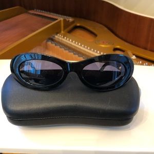 Chanel Oval Black Sunglasses 5007 RARE